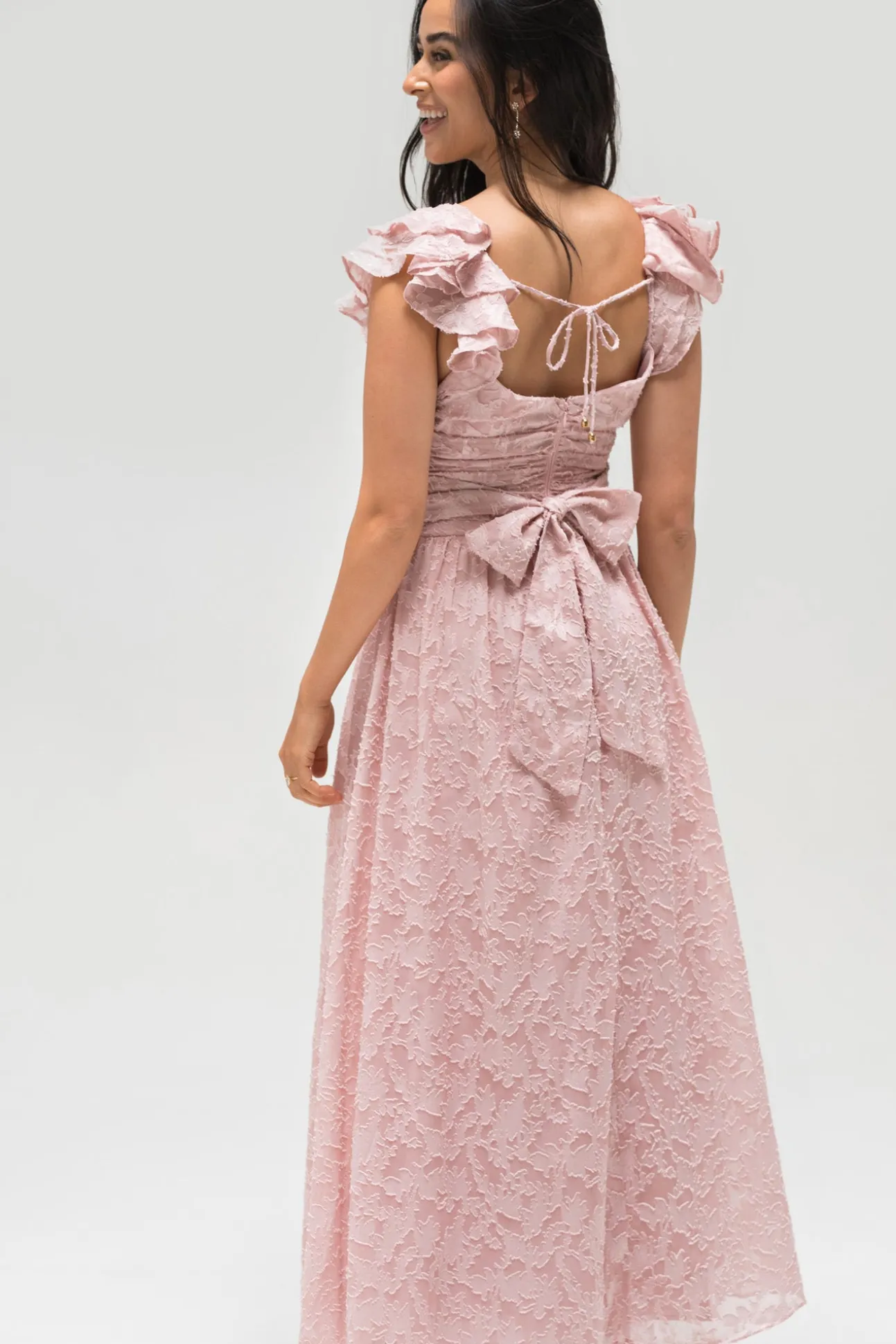 Adele Textured Maxi Dress
