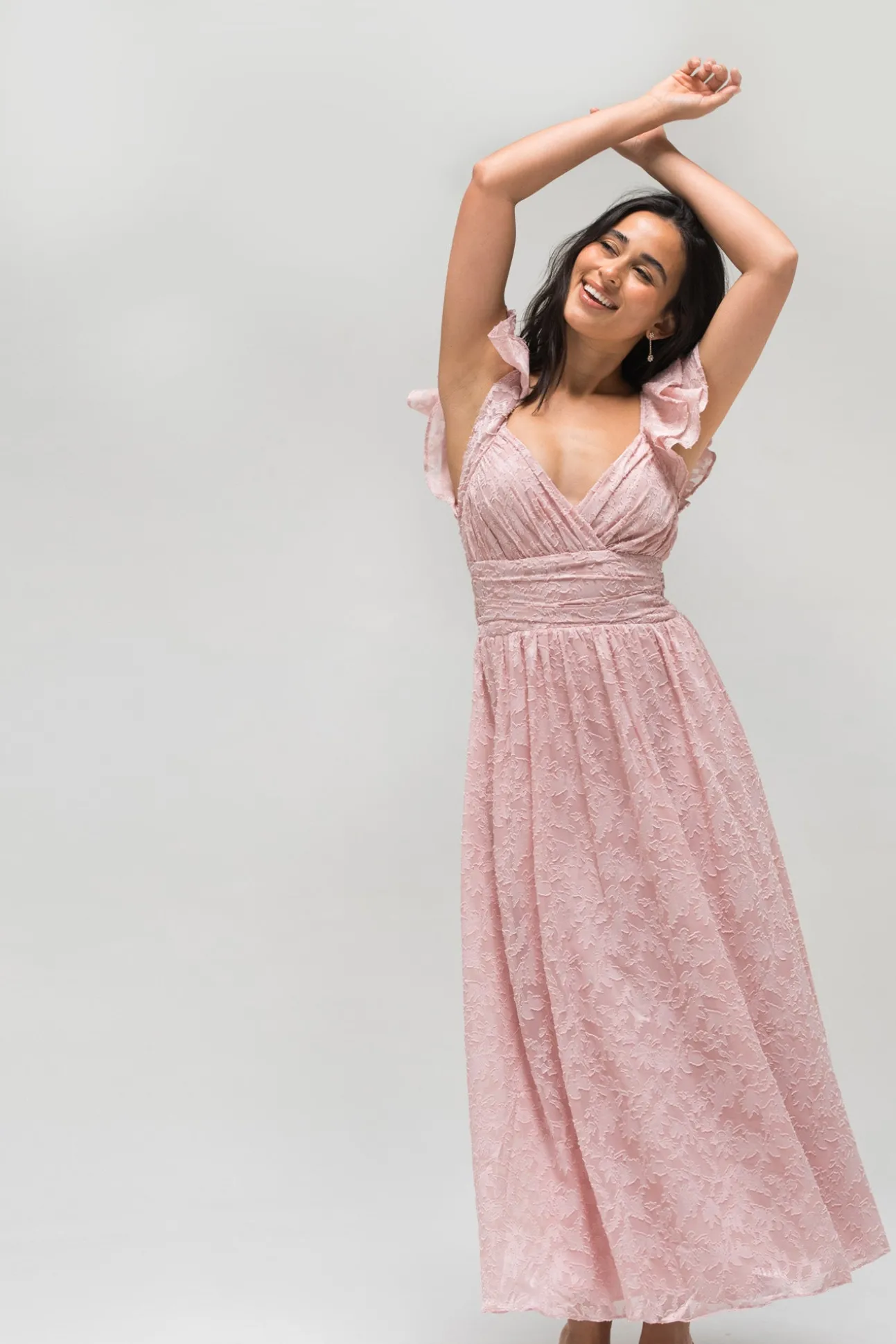 Adele Textured Maxi Dress