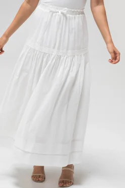 Allison Tiered Midi Skirt