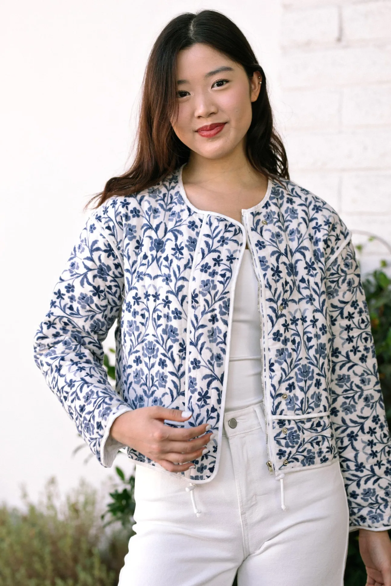 Amy Quilted Floral Jacket