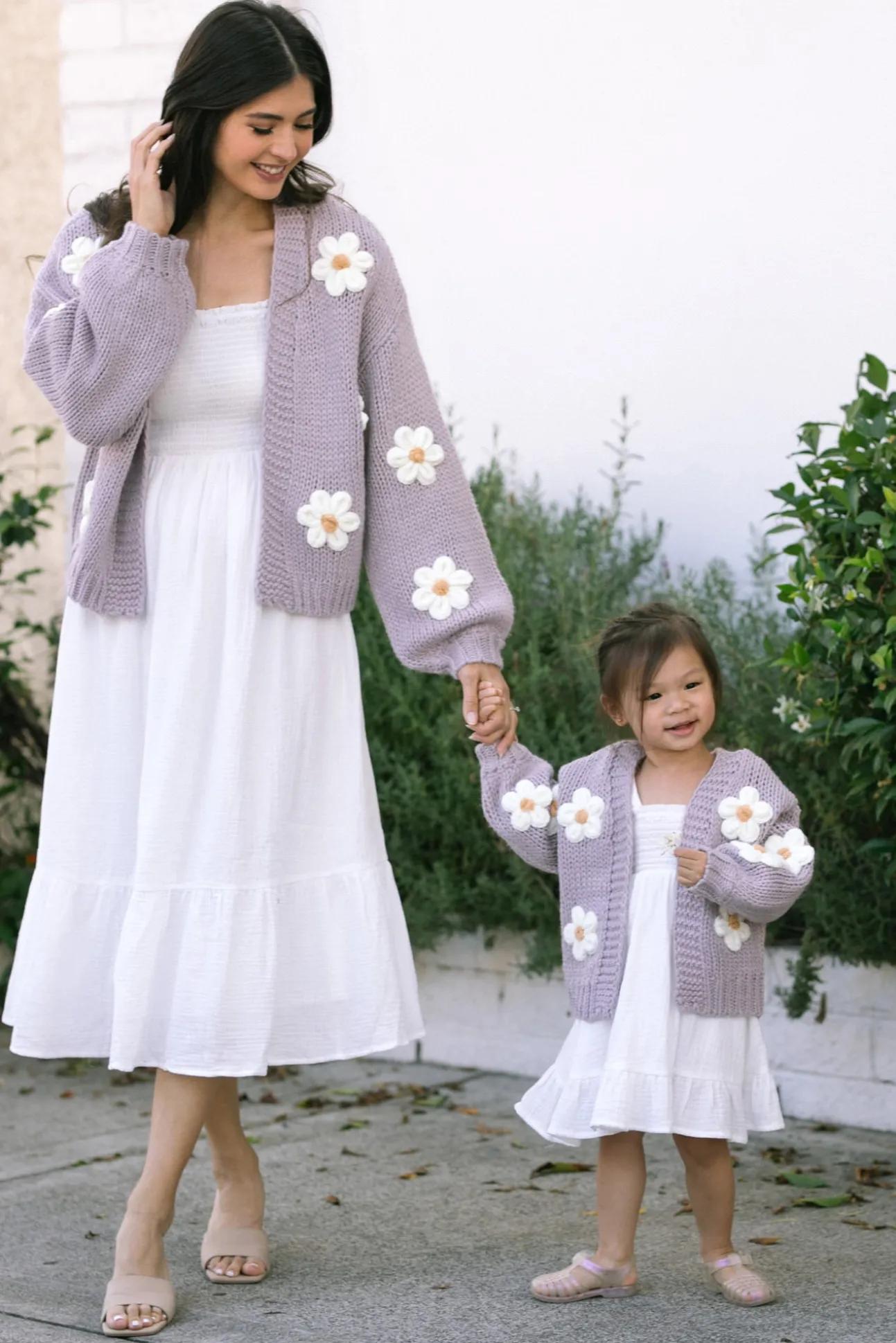 Angela Floral Knit Cardigan