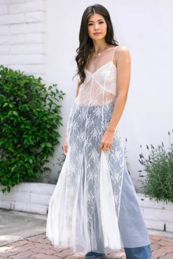 Angelica Sheer Maxi Dress