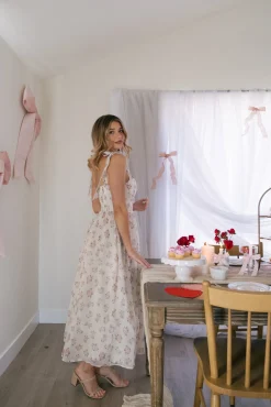 Angelina Floral Bustier Dress