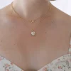 Becca Vintage Heart & Bow Layered Necklace