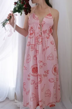 Betsy Foodie Halter Dress