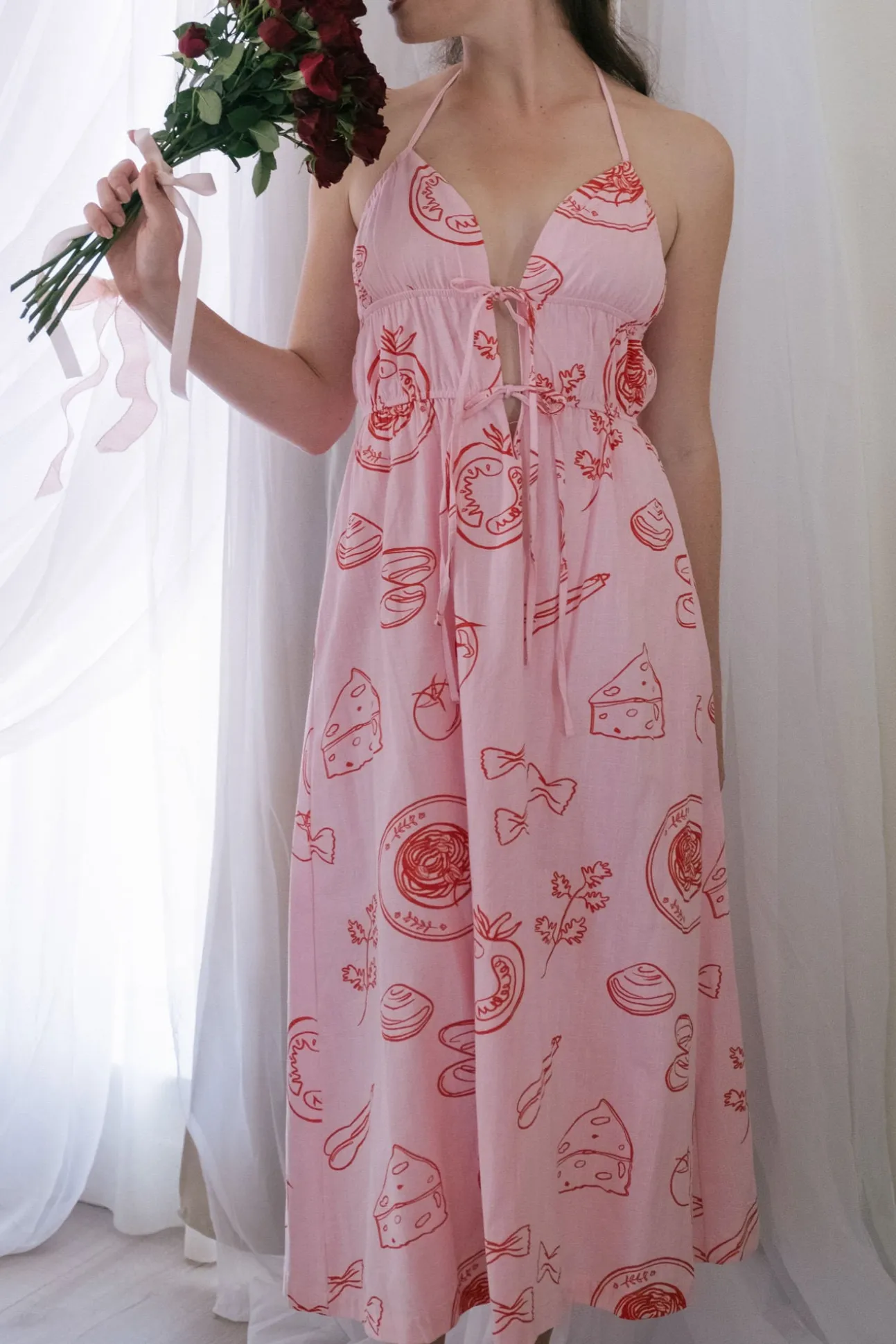 Betsy Foodie Halter Dress