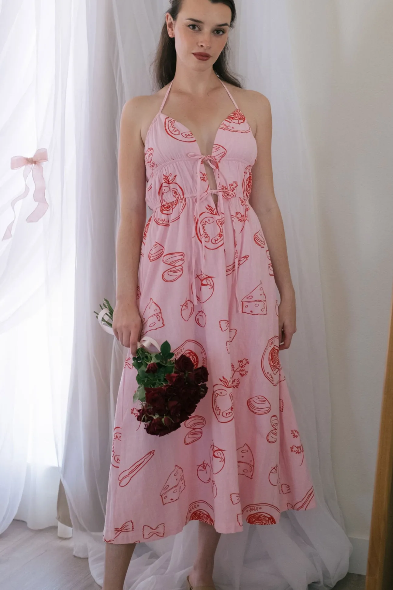 Betsy Foodie Halter Dress