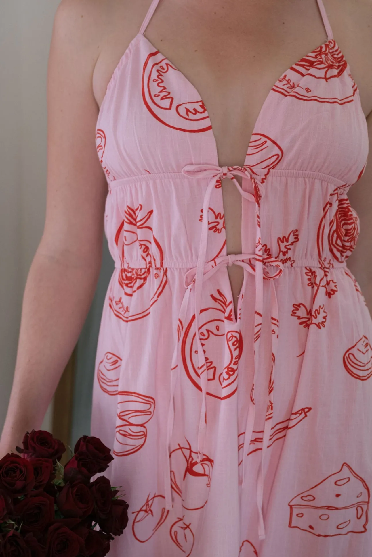 Betsy Foodie Halter Dress
