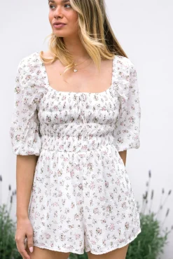 Brandy Square Neck Romper