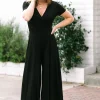 Brenda Short Sleeve Jumpsuit