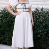Bridget Contrast Midi Dress