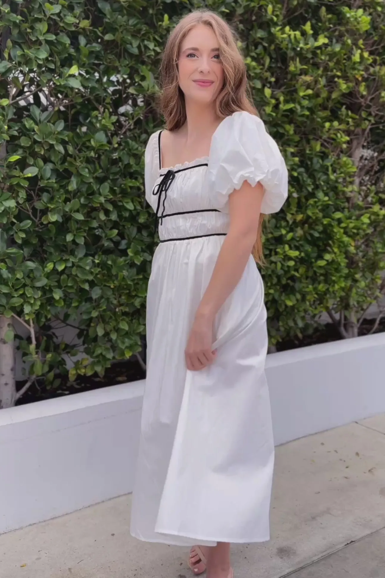 Bridget Contrast Midi Dress