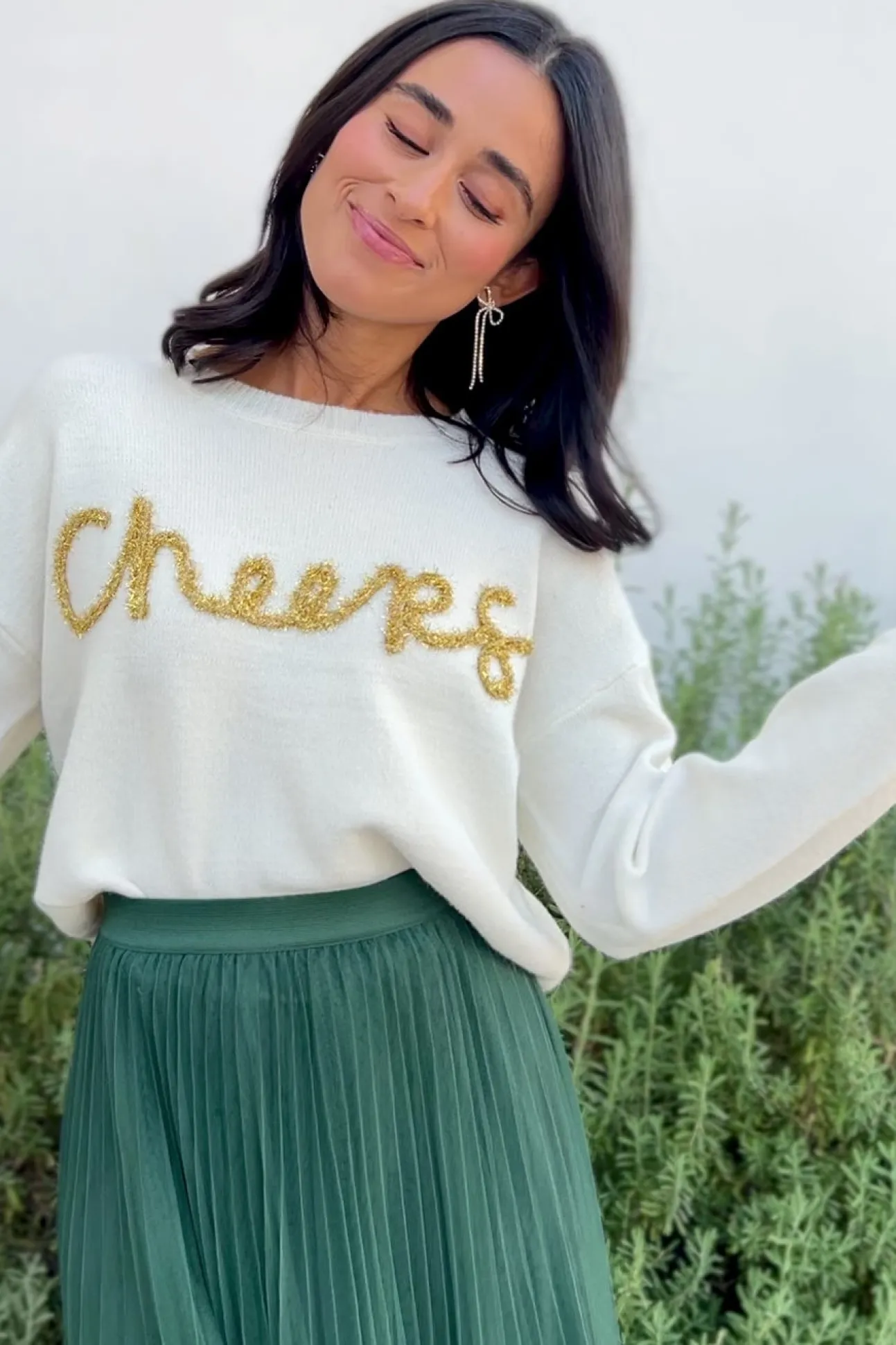 Candice Cheers Knit Sweater