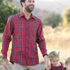 Carol Plaid Buttoned Mens Shirt