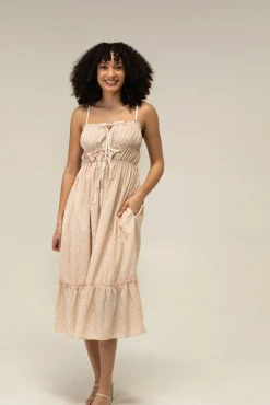 Caroline Floral Midi Dress