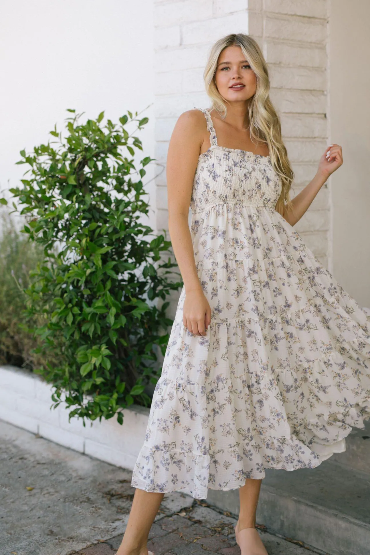 Christina Smocked Maxi Dress