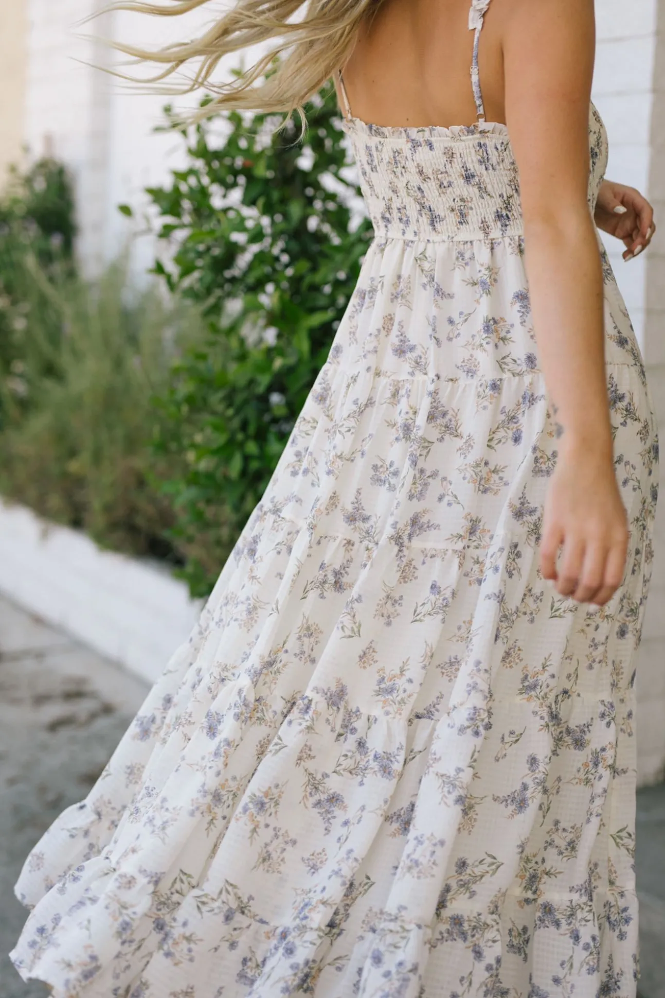 Christina Smocked Maxi Dress