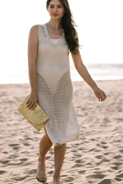 Clarke Sheer Knit Dress