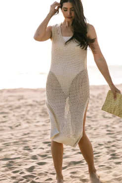 Clarke Sheer Knit Dress