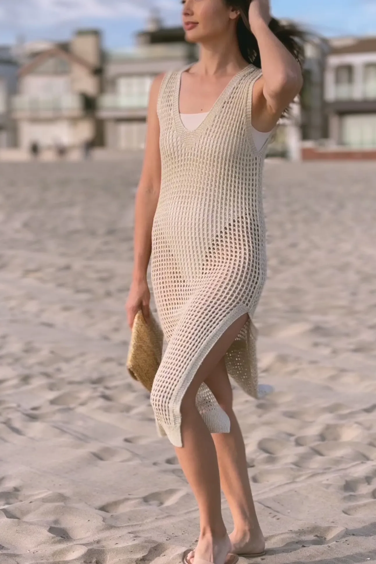 Clarke Sheer Knit Dress