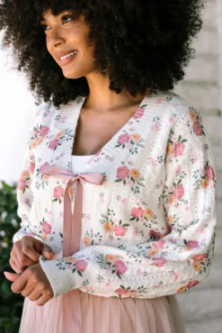 Cressida Floral Knit Cardigan