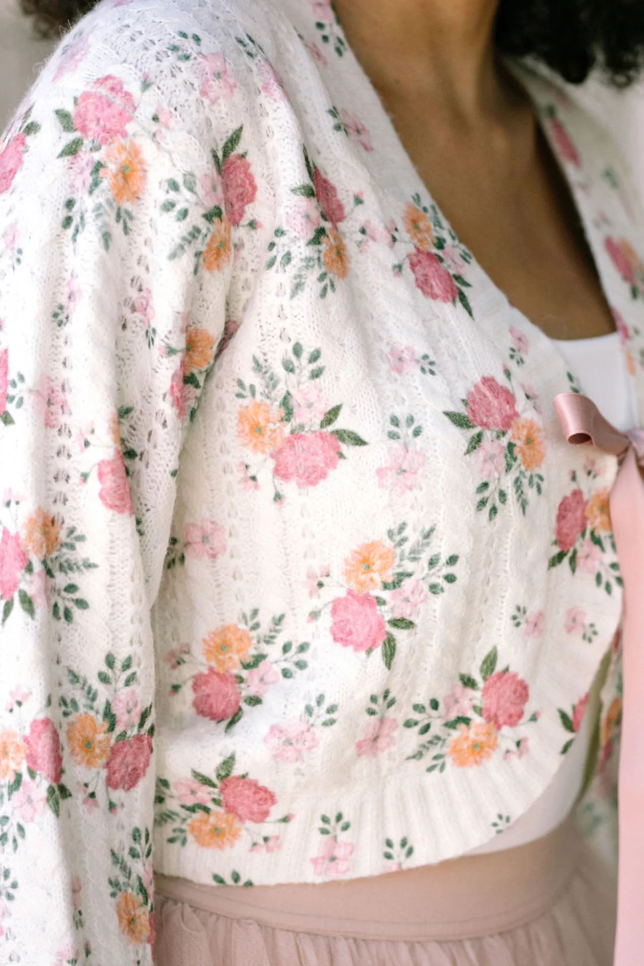 Cressida Floral Knit Cardigan