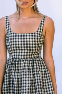 Dani Gingham Maxi Dress