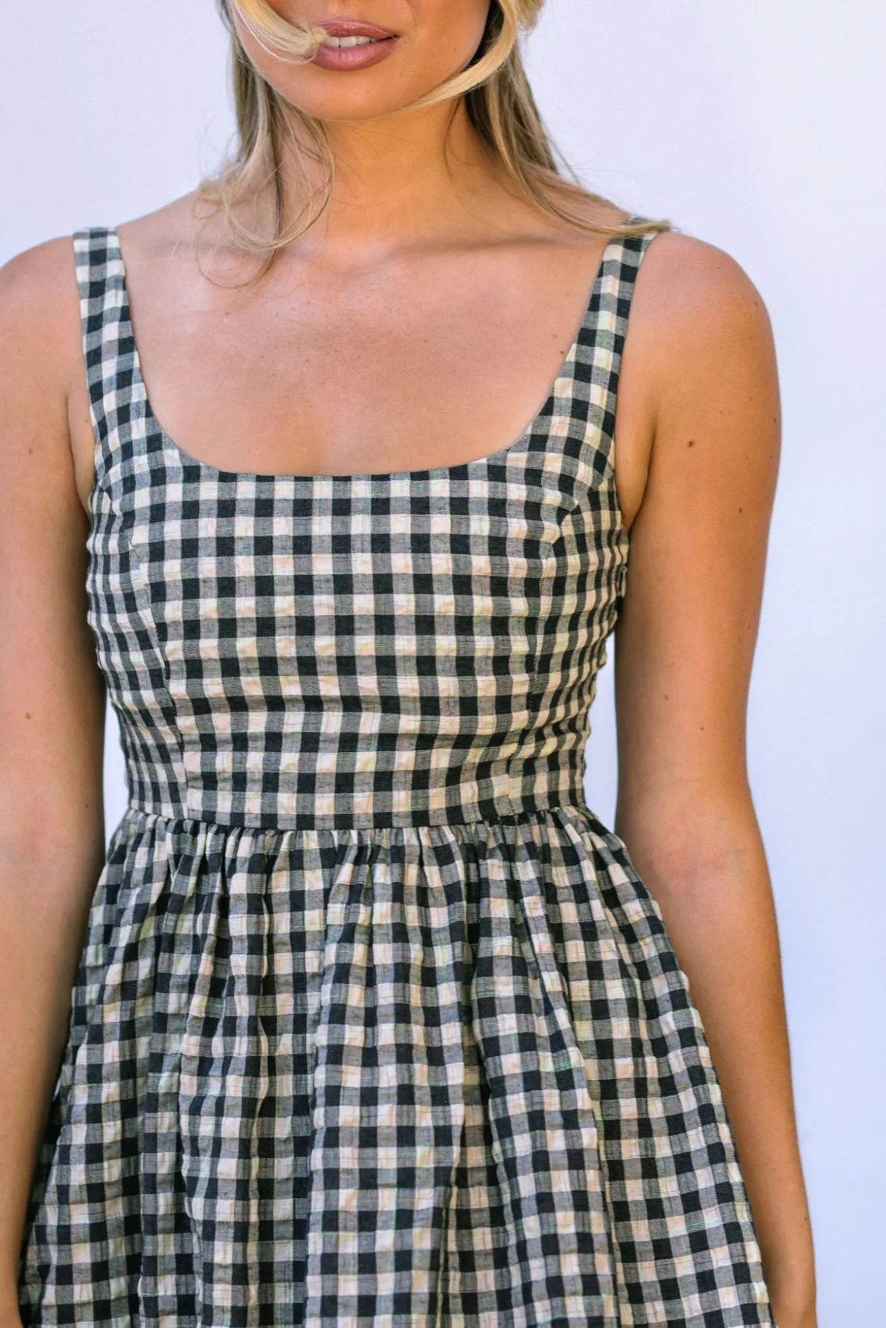 Dani Gingham Maxi Dress
