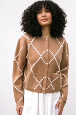 Daria Buttoned Knit Cardigan