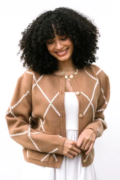 Daria Buttoned Knit Cardigan