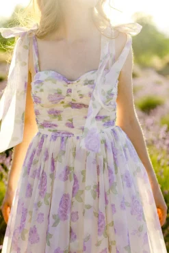 Debra Sweetheart Midi Dress