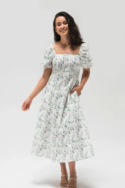 Delilah Floral Midi Dress