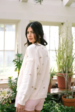 Edith Floral Knit Cardigan