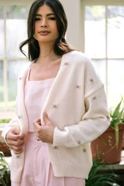 Edith Floral Knit Cardigan
