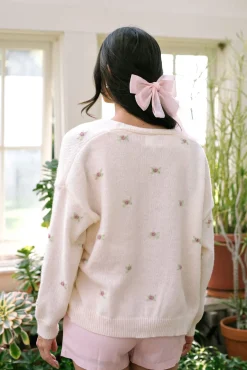 Edith Floral Knit Cardigan