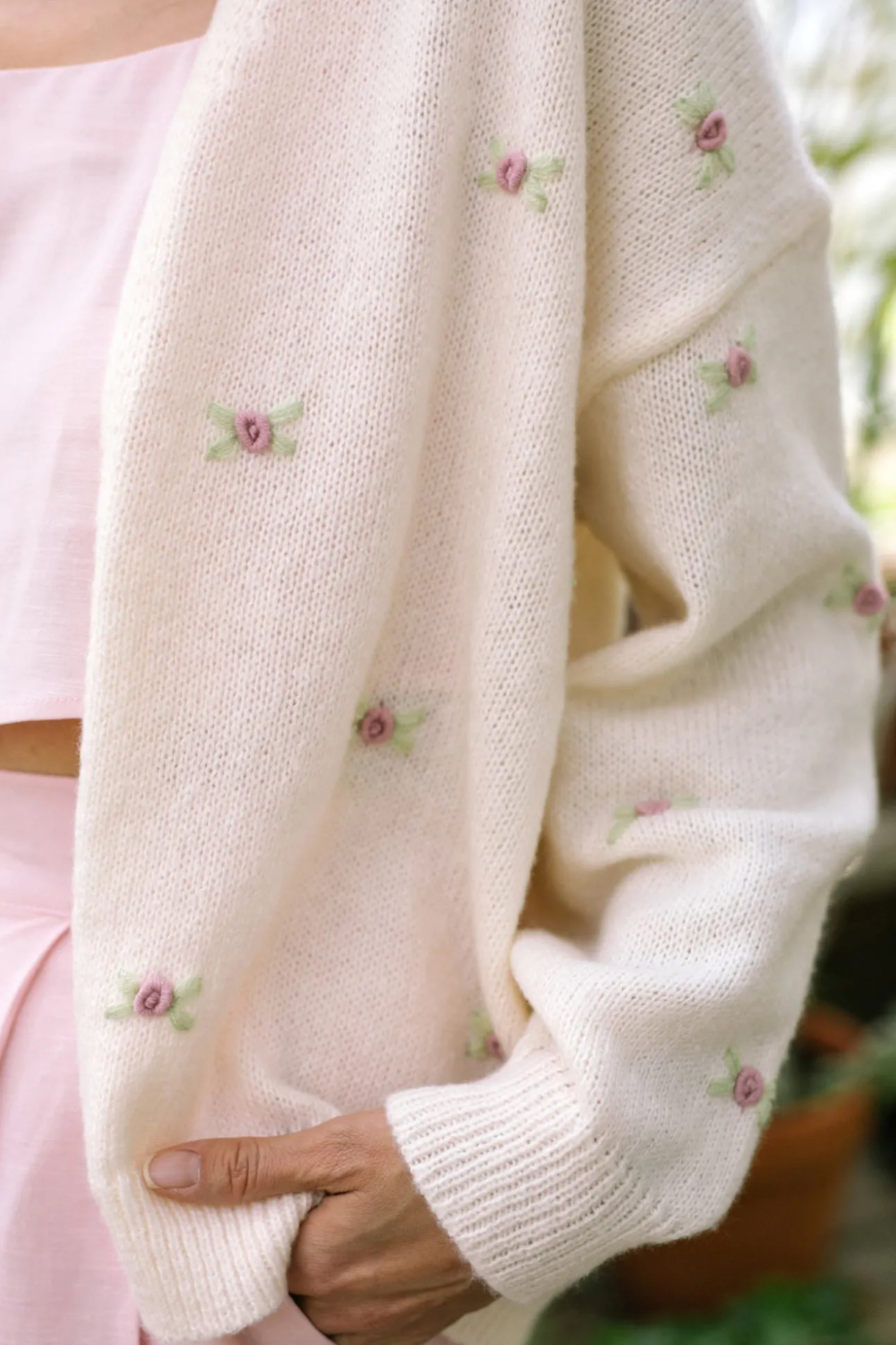 Edith Floral Knit Cardigan