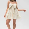 Eleanor Bow Mini Dress