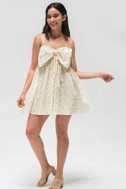 Eleanor Bow Mini Dress