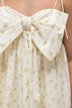 Eleanor Bow Mini Dress