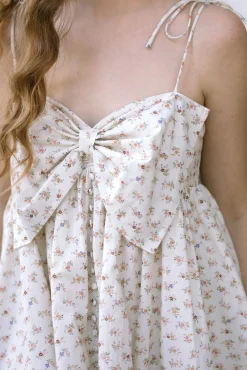 Eleanor Bow Mini Dress