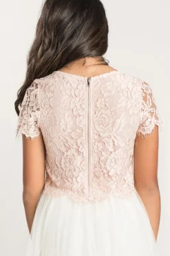 Ellie Short Sleeve Lace Top