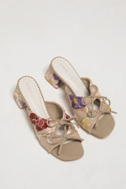 Emerald Double Bow Sandals