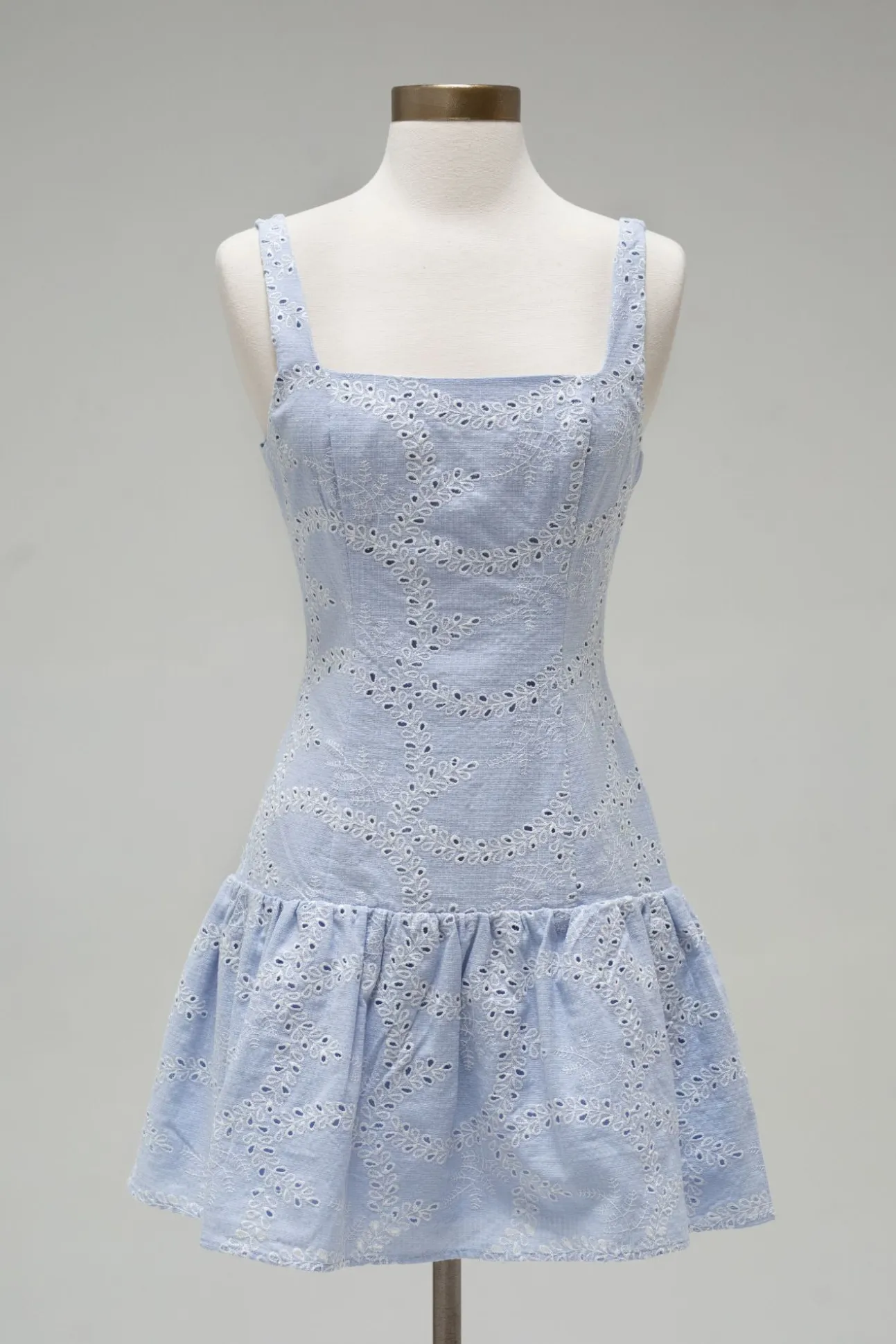 Emerie Eyelet Mini Dress