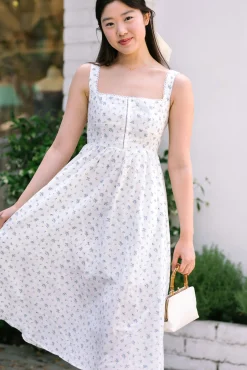 Emma Floral Midi Dress
