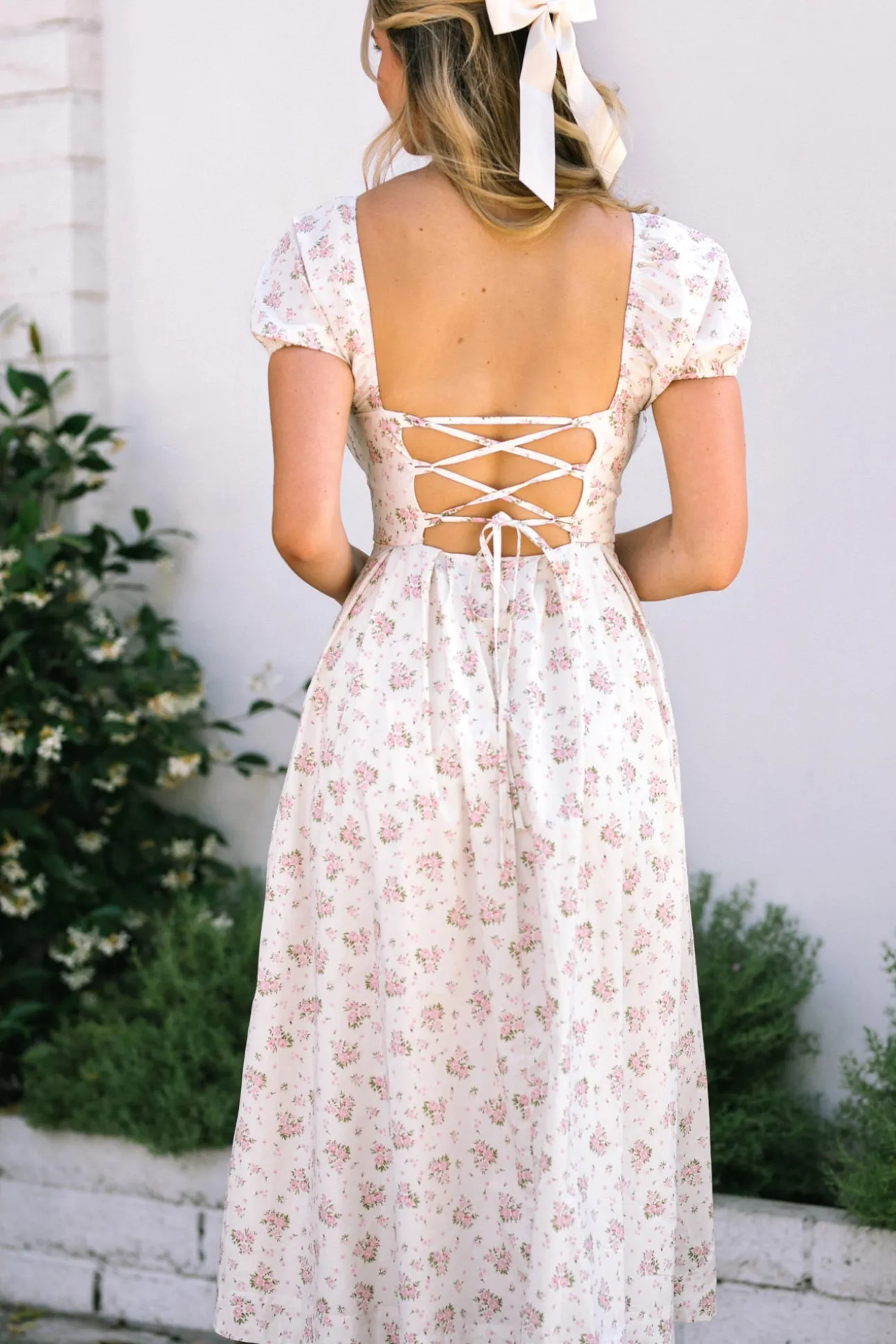 Fatima Floral Sweetheart Dress