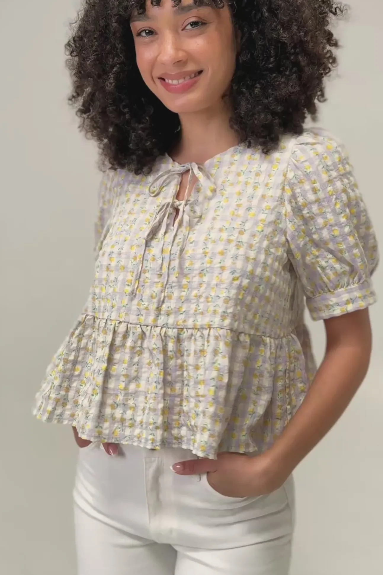 Fernanda Puff Sleeve Top