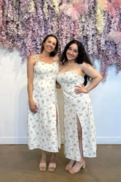 Gabriella Sweetheart Midi Dress