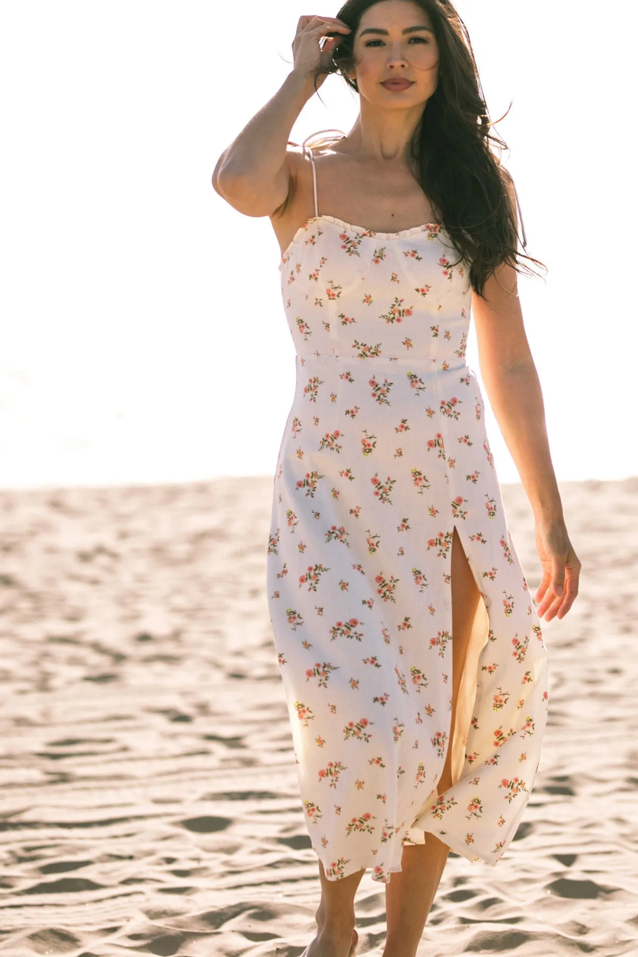 Gabriella Sweetheart Midi Dress