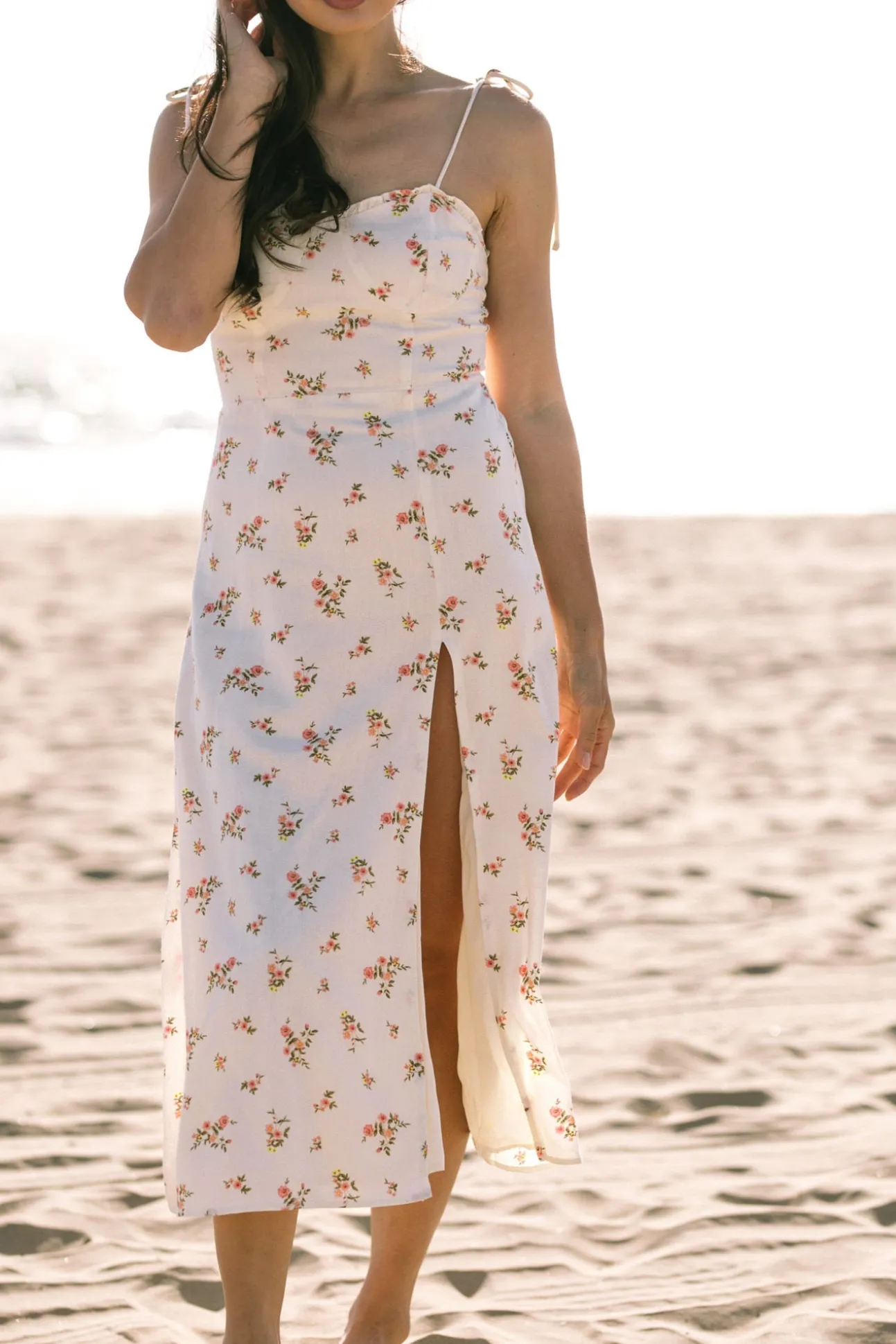 Gabriella Sweetheart Midi Dress