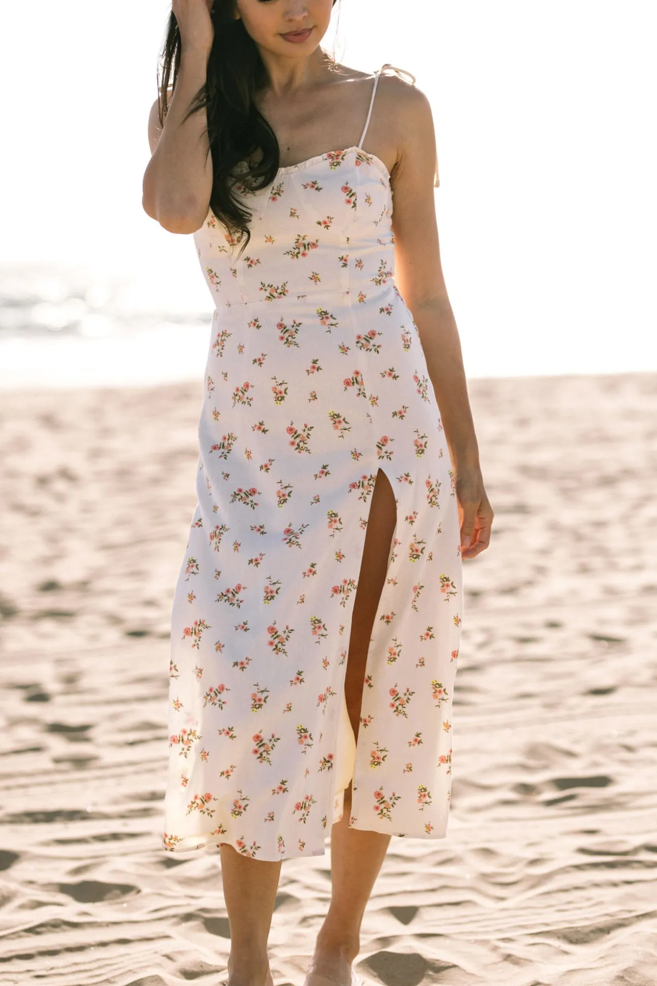 Gabriella Sweetheart Midi Dress